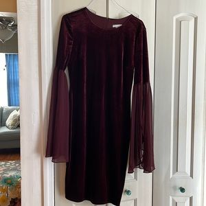 NY&C velvet dress size Large